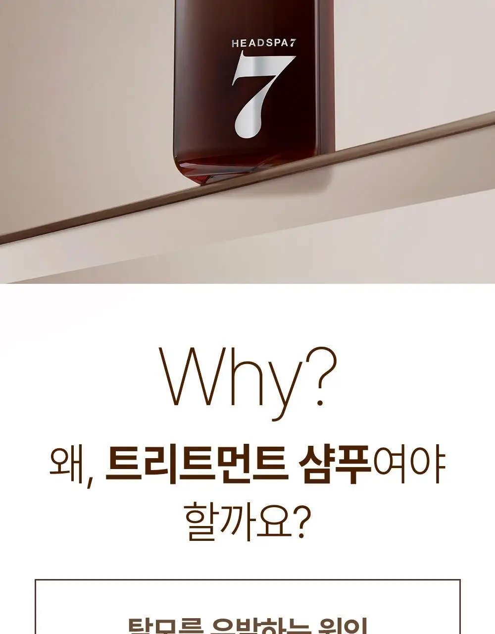 [손상모케어] 헤드스파7 프로틴 플레니쉬 트리트먼트 샴푸 740g (탈모증상완화) 상세페이지 4